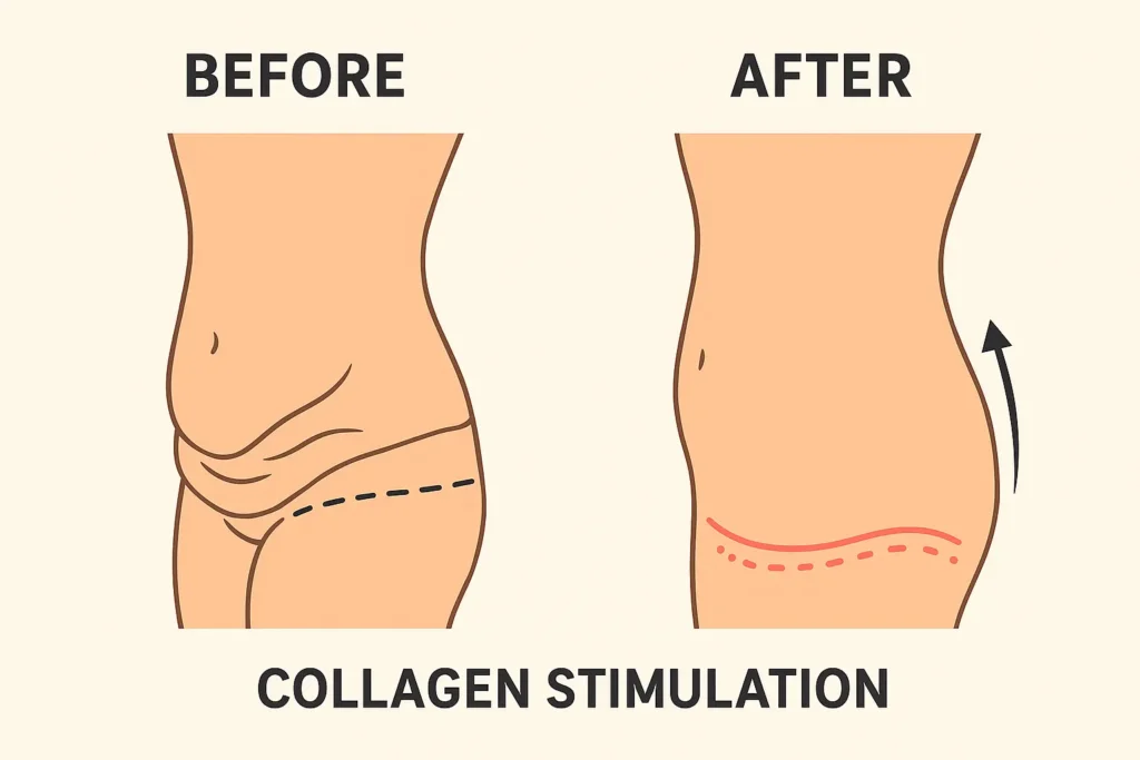 Before and after results for sagging skin after weight loss injections Smethwick