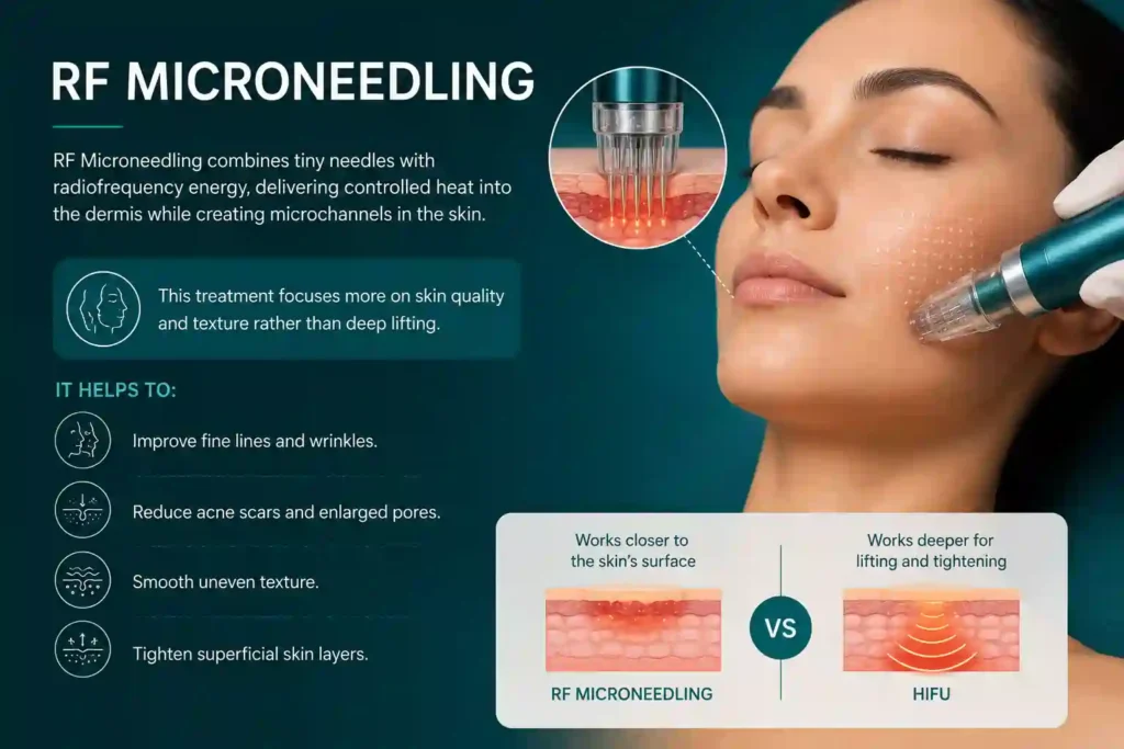 What Does RF Microneedling Do That HIFU Alone Cannot Smethwick