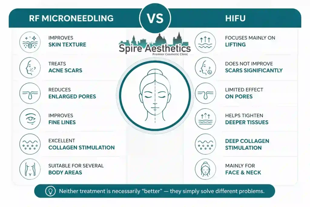 RF Microneedling vs HIFU: Which Treatment Gives Better Results Smethwick?